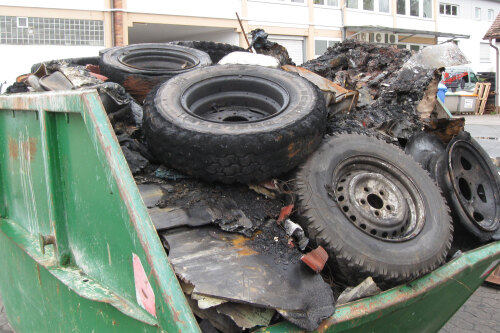 Transport von Abfällen © Umweltamt - Stadt Nürnberg