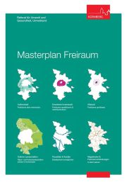 Titelblatt Broschüre Masterplan Freiraum
