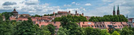 Blick auf die Nürnberger Burg