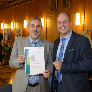 ( Bild: Forian Eckert / Stadt Nürnberg ) Umweltpreisverleihung 2016