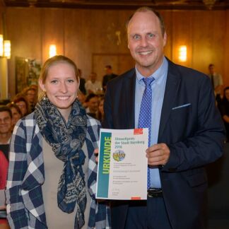 ( Bild: Forian Eckert / Stadt Nürnberg ) Umweltpreisverleihung 2016