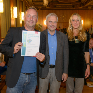 ( Bild: Forian Eckert / Stadt Nürnberg ) Umweltpreisverleihung 2016