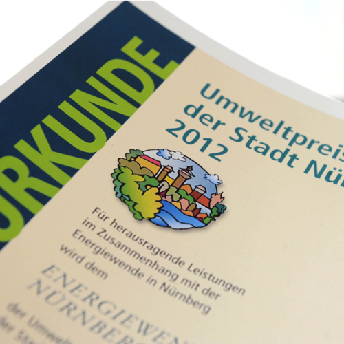 © Anestis Aslanidis Urkunde Umweltpreis 2012 © Anestis Aslanidis