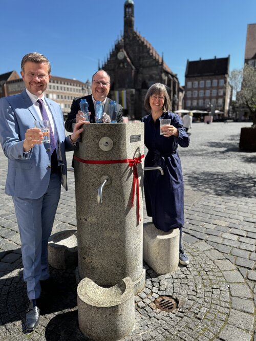 Einweihung als Trinkbrunnen