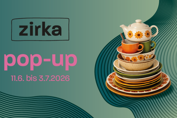 Logo des zirka pop-ups mit hinweis auf temporäre Öffnung vom 11.6. bis 3.7.