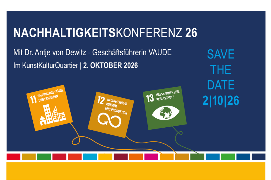 Save the Date: Nachhaltigkeitskonferenz 2026