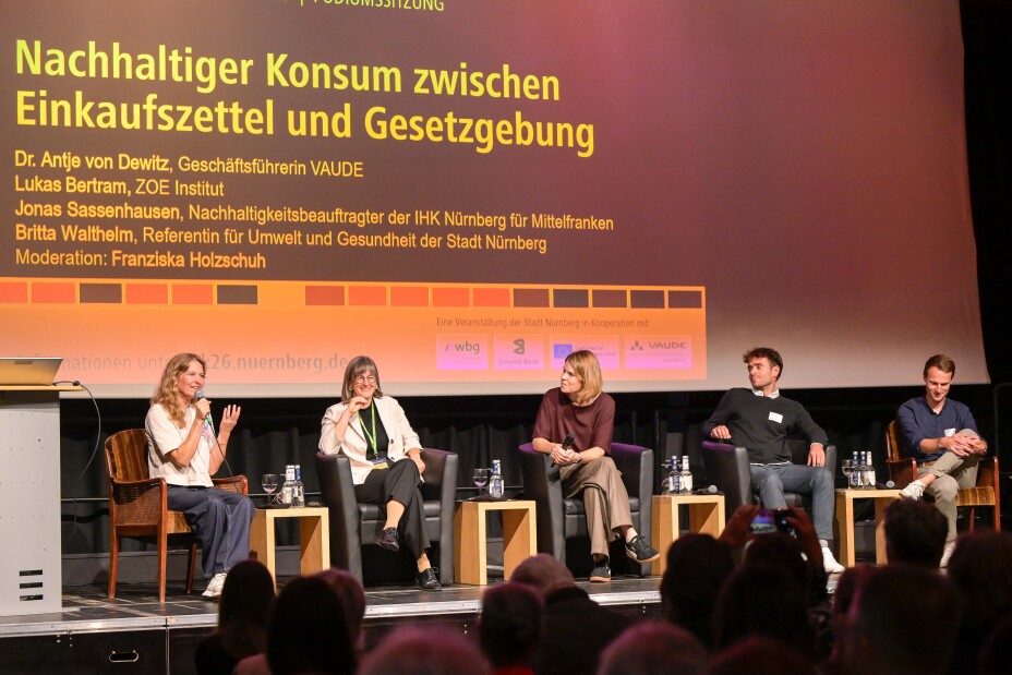 Nachhaltigkeitskonferenz: Schwerpunktthema nachhaltiger Konsum.Künstlerhaus Nürnberg, Königstraße 93.Foto: Anestis Aslanidis, Bild © Anestis Aslanidis / Referat für Umwelt und Gesundheit