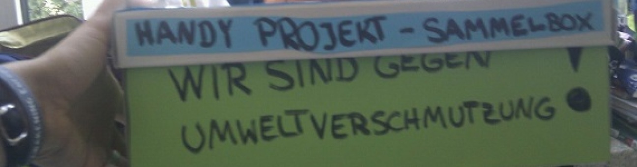 Bild © Bild: Umweltstation Nürnberg Foto einer Althandy-Sammelbox, Bild © Bild: Umweltstation Nürnberg