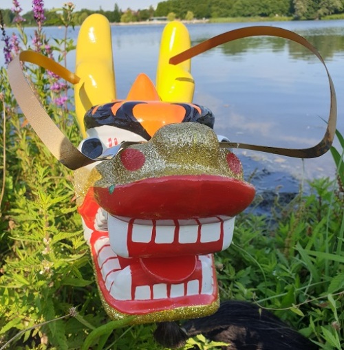 Kopf des Drachenboots © Energie- und Umweltstation Nürnberg