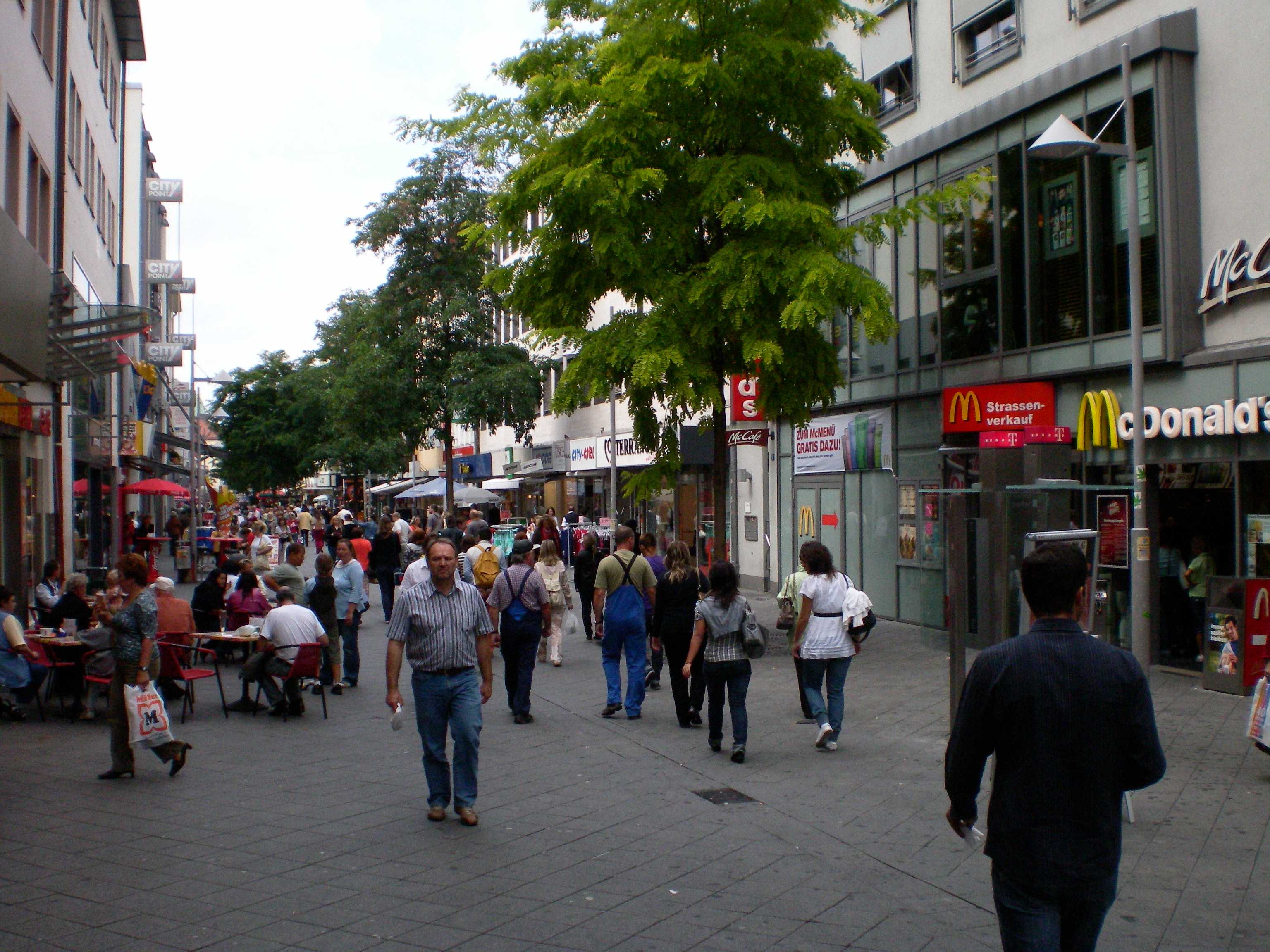 Fußgängerzonen Verkehrsplanung Nürnberg