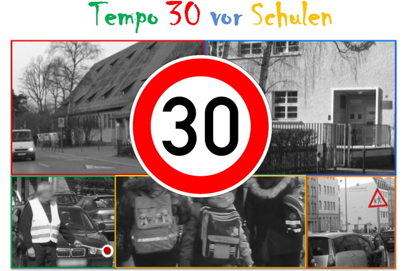 Tempo 30 vor Nürnberger Schulen, Bild © Bild: Stadt Nürnberg, Verkehrsplanungsamt
