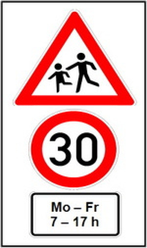 Tempo 30 vor Nürnberger Schulen © Stadt Nürnberg - Verkehrsplanungamt