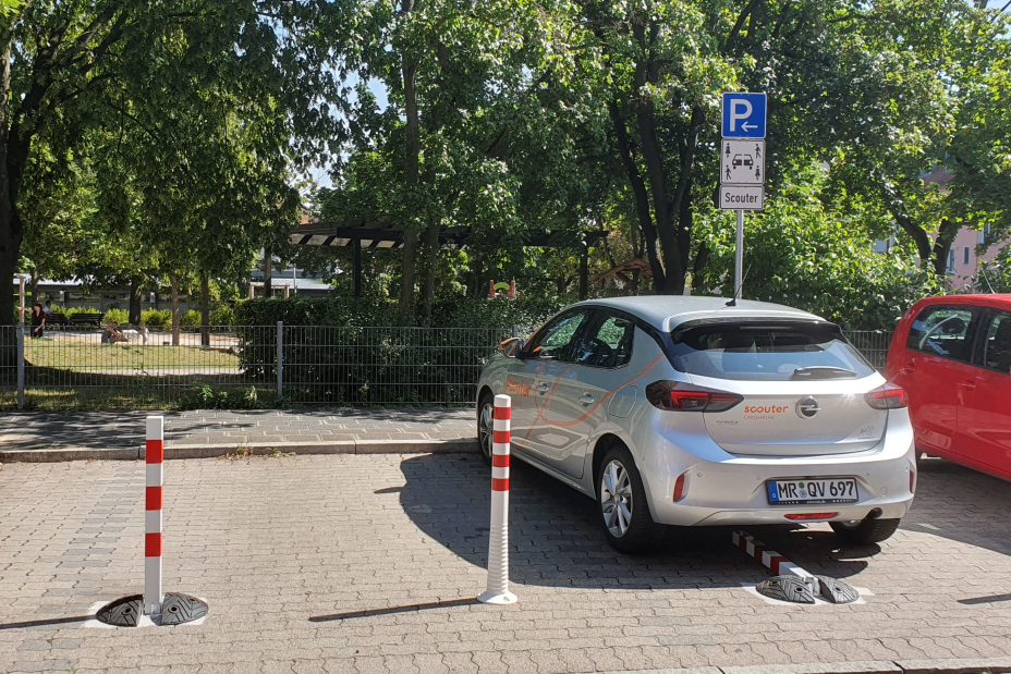 Mobilpunkt Lange Gasse, Bild © Verkehrsplanungsamt / Stadt Nürnberg