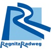 Das Logo des Regnitz-Radwegs