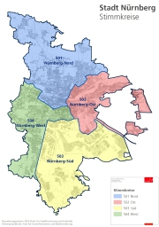 Stadt Nürnberg Stimmkreise