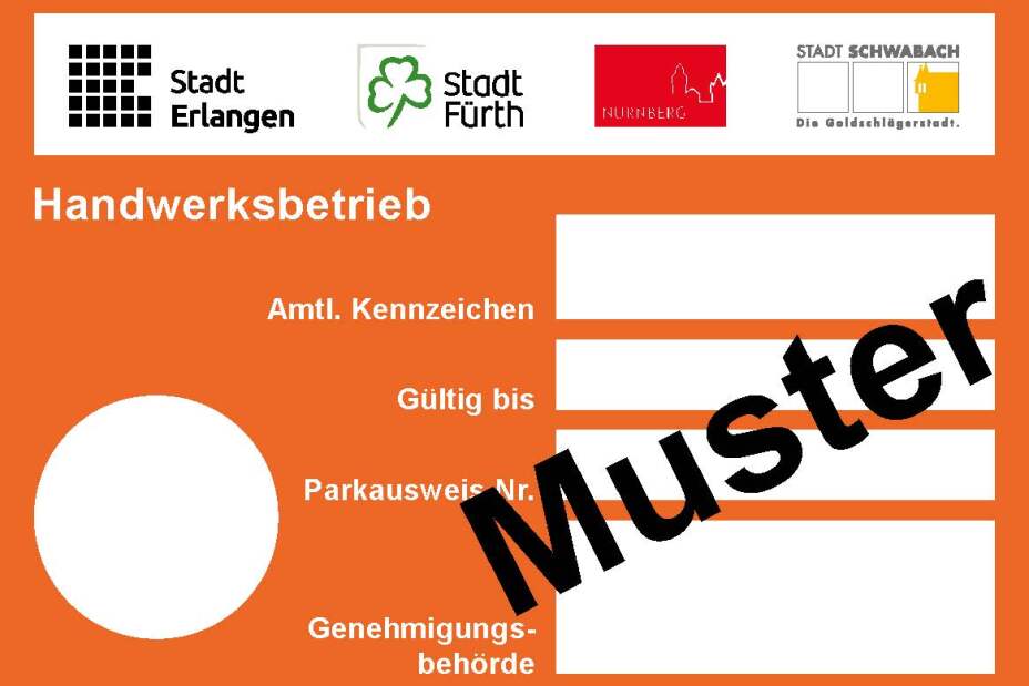 Der Handwerksparkausweis + ermöglicht Parken in allen vier Städten und ist per Antrag erhältlich.
