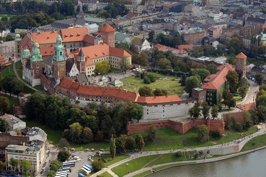 Das Bild zeigt die Stadt Krakau.