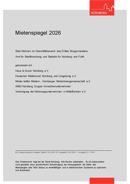 Mietenspiegel 2026