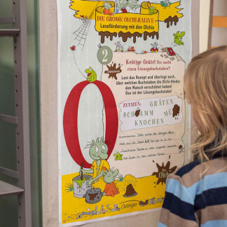 Die Olchie-Rallye ging durchs ganze Haus