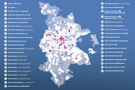 schnelltestzentren in nurnberg stadtportal nurnberg