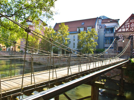 Foto vom Ketten·steg in Nürnberg.