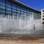Der Kunstbrunnen vor dem Neuen Museum