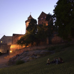 Kaiserburg im Abendlicht 