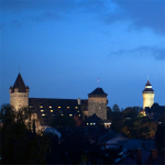 Kaiserburg bei Nacht