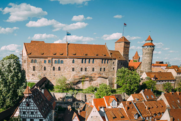 Das Burgviertel in Nürnberg