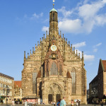 Blick auf die Fassade der Frauenkirche