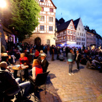 Abends im Biergarten auf dem Tiergärtnertorplatz