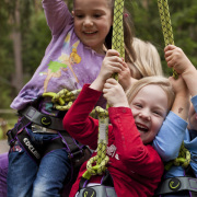 Kinder im Kletterwald Weiherhof