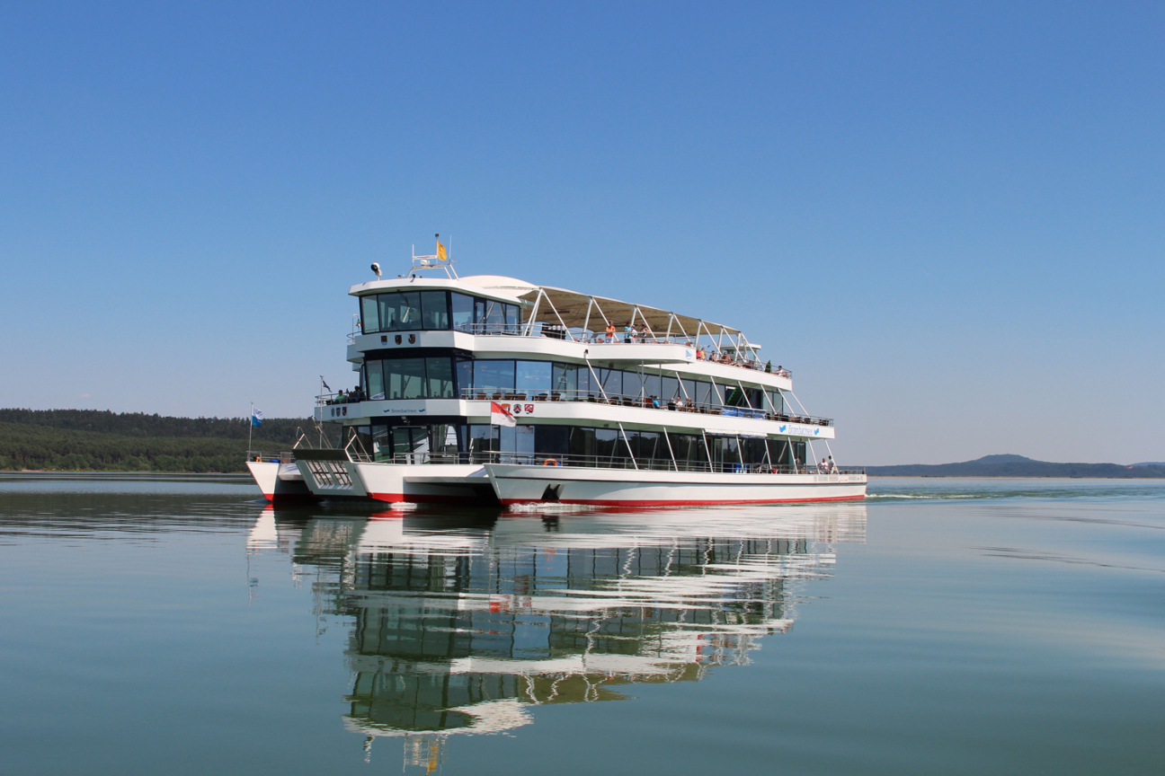 Bild © Schifffahrt Brombachsee MS Brombachsee, Bild © Schifffahrt Brombachsee