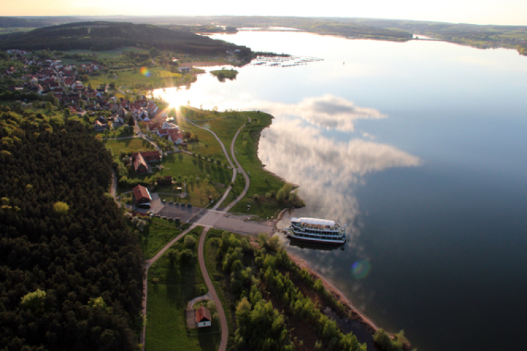 Blick über den Großen Brombachsee