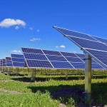 Solarpark auf Feld
