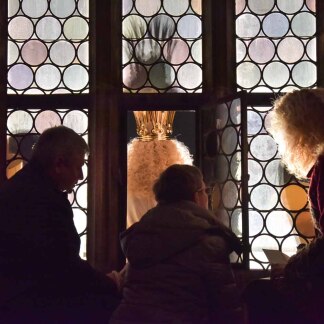 Das Christkind beim Prolog.