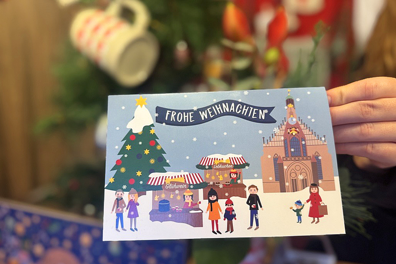 Bild © Tobias Klink / Stadt Nürnberg Weihnachtskarte mit Spende für Partnerschaftsverein Charkiw - Nürnberg, Bild © Tobias Klink / Stadt Nürnberg
