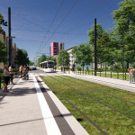 Visualisierung Stadt-Umland-Bahn in Erlangen