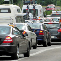 Autoverkehr in der Stadt