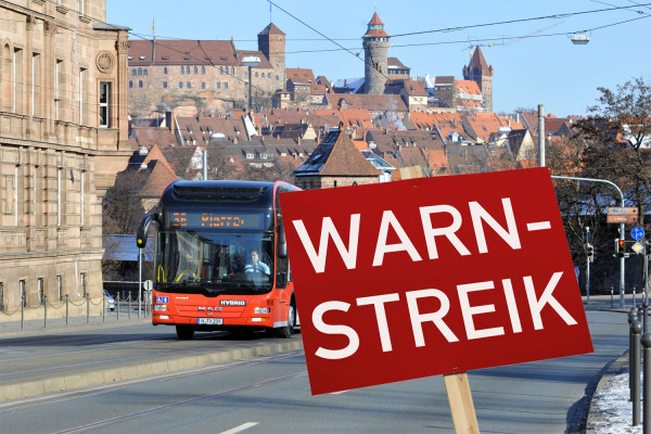 Warnstreik der VAG.