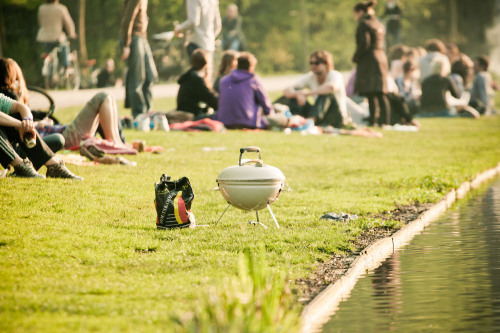 Grillen im Park