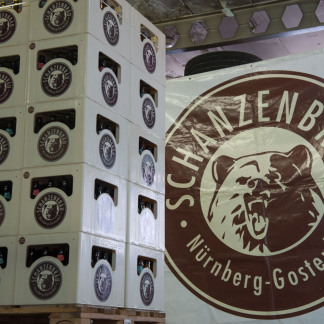 Das Lager von Schanzenbräu in Gostenhof