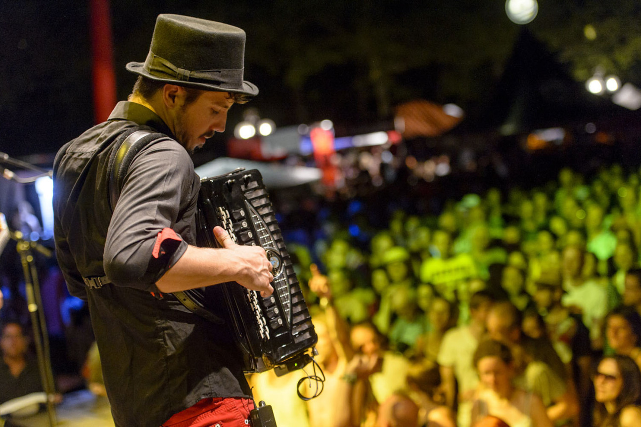 Musiker mit Akkordeon, Bild © Uwe Niklas / Stadt Nürnberg