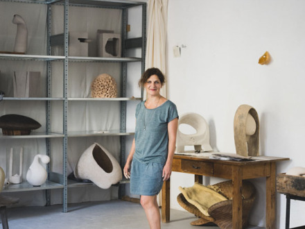 Foto von Kristin Kümmerle im Atelier·haus Alte Druckerei., Bild © Maria Bayer