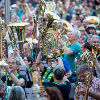 ( Bild: Axel Eisele / Stadt Nürnberg ) European Tuba Power und Flächengold