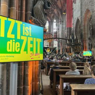 ( Bild: Pinar Zerman / Stadt Nürnberg ) „Jetzt ist die Zeit“: Unter diesem Motto feierten Zigtausende den 38. Deutschen Evangelischen Kirchentag in Nürnberg.