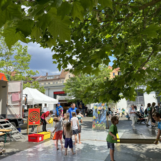 ( Bild: Hanna Quitterer / Stadt Nürnberg ) Eindrücke vom Zentrum Familie auf AEG