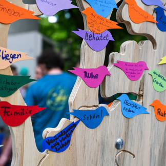 ( Bild: Christine Dierenbach/Presse und / Christine Dierenbach/Amt fuer Kommunikation und Stadtmarketing ) Eindrücke aus dem Zentrum Jugend rund um die Junge Kirche LUX.