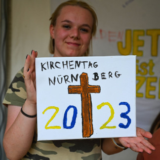 ( Bild: Christine Dierenbach/Presse und / Christine Dierenbach/Amt fuer Kommunikation und Stadtmarketing ) Eindrücke aus dem Zentrum Jugend rund um die Junge Kirche LUX.