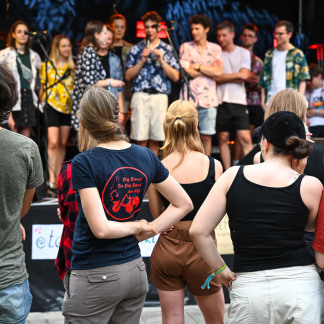 ( Bild: Christine Dierenbach/Presse und / Christine Dierenbach/Amt fuer Kommunikation und Stadtmarketing ) Eindrücke aus dem Zentrum Jugend rund um die Junge Kirche LUX.